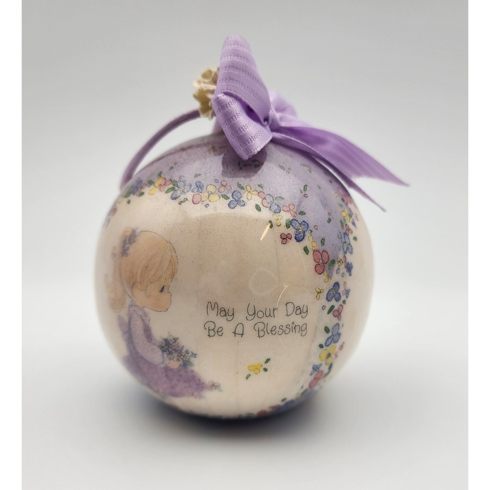 vintage precious moments ornament may your day be a blessing